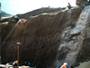 View showing depth of overburden